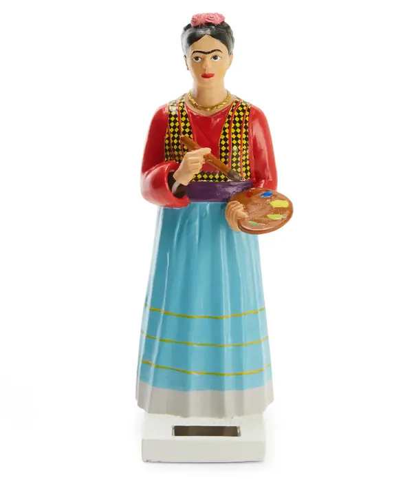 Kikkerland solar figurine - Frida Kahlo