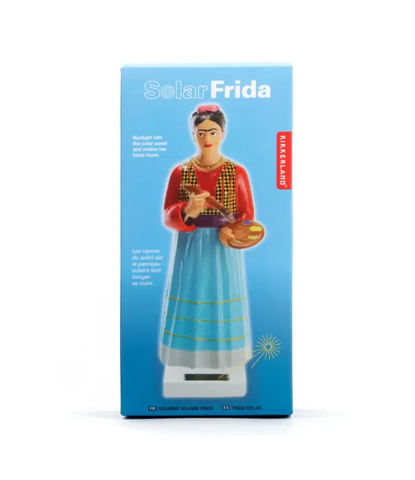 Kikkerland solar figurine - Frida Kahlo