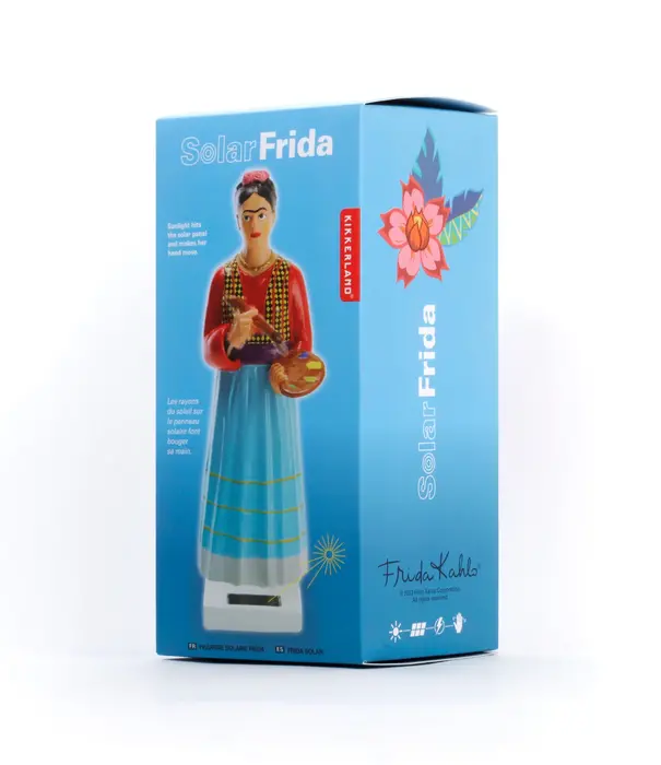 Kikkerland solar figurine - Frida Kahlo