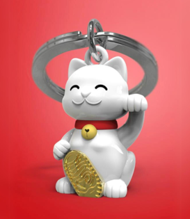 keyring - lucky cat