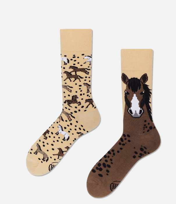 Many Mornings socks - wild horse (35-38)