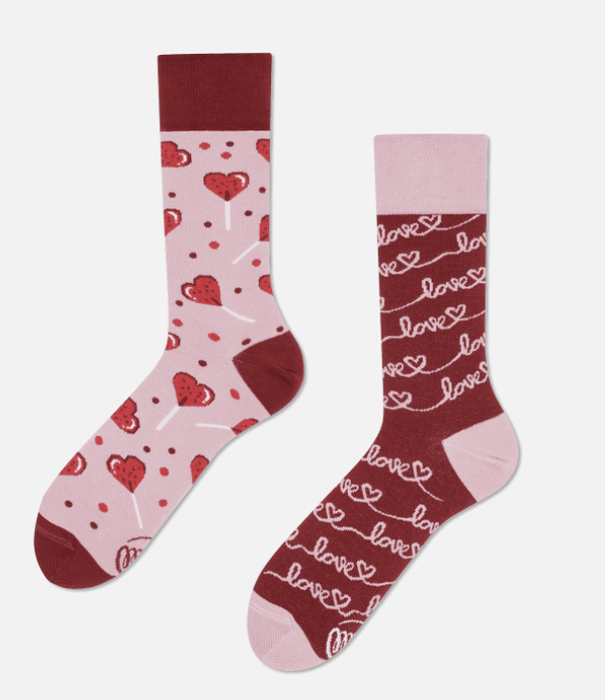 Many Mornings socks - love story (39-42)