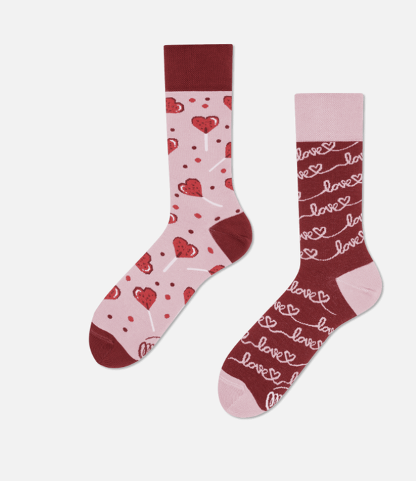 Many Mornings socks - love story (35-38)