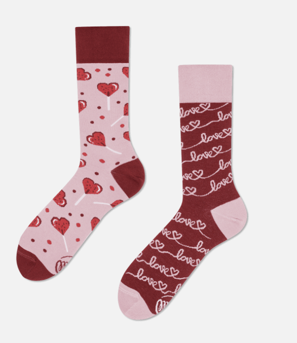 Many Mornings socks - love story (43-46)