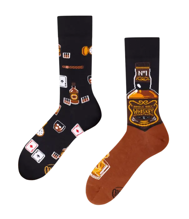 Many Mornings socks - whisky (43-46)