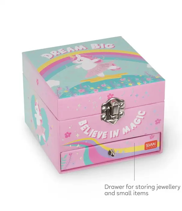 Legami musical jewelry box - unicorn