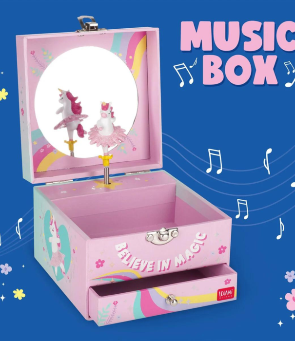 Legami musical jewelry box - unicorn