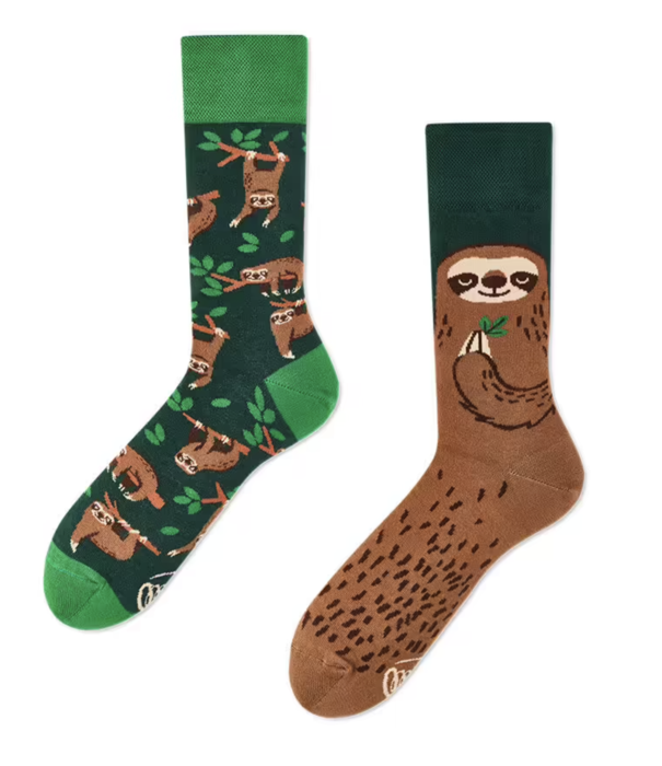 Many Mornings socks - sloth (35-38)