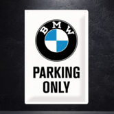 bord - 20x30 - BMW parking only