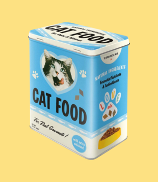 tin box - M - cat food