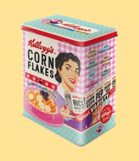 blikken doos - M - cornflakes