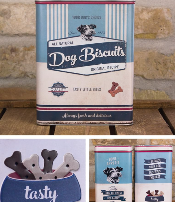 Nostalgic Art blikken doos - M - dog biscuits