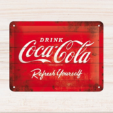 metalen bord - Coca Cola