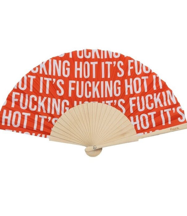 Fisura textile fan - f*cking hot (red)