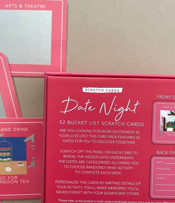 Gift Republic scratch cards - date night