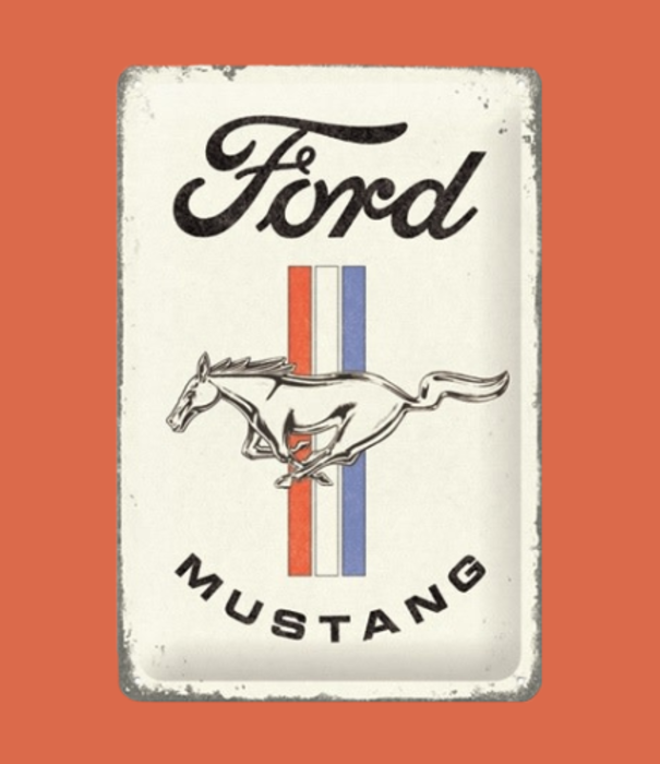Nostalgic Art sign - 20x30 - Ford mustang