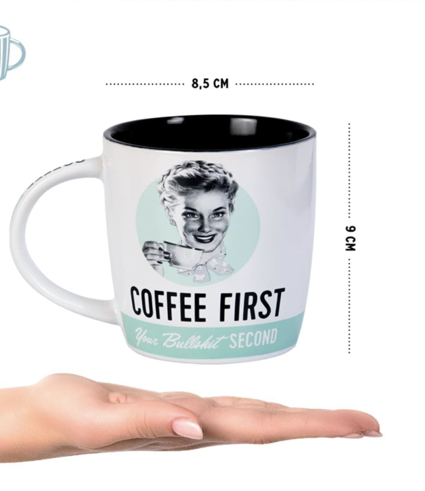 Nostalgic Art drinking cup  - coffee first