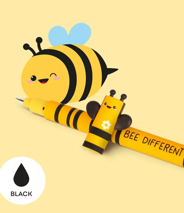 Legami erasable pen - bee (black ink)