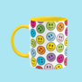 drinking cup - smileys