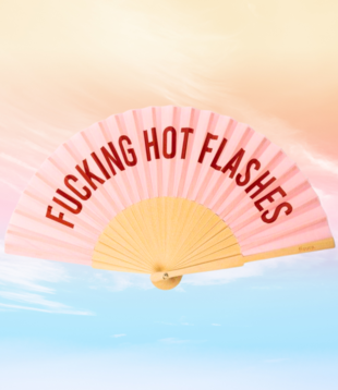 textile fan - f*cking hot flashes