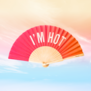 textile fan - i'm hot