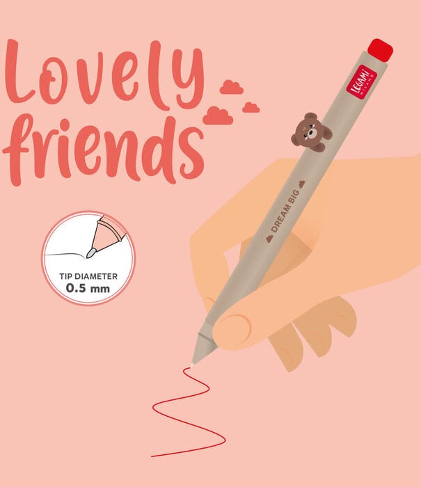 Legami gel pen  lovely friends - teddy bear