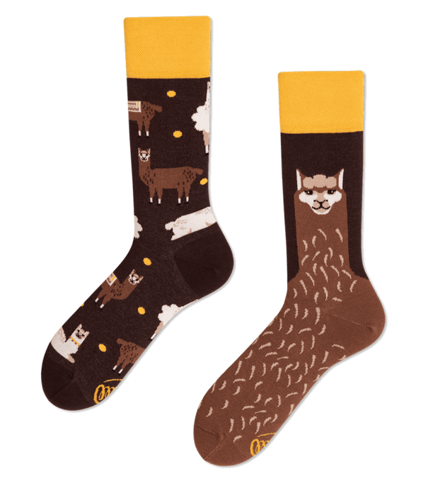 Many Mornings socks - fluffy alpaca (35-38)