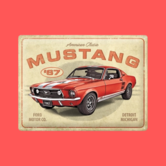 metalen bord - 30x40 - Ford Mustang