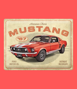 sign - 30x40 - Ford Mustang