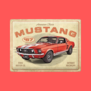 metal sign - 30x40 - Ford Mustang