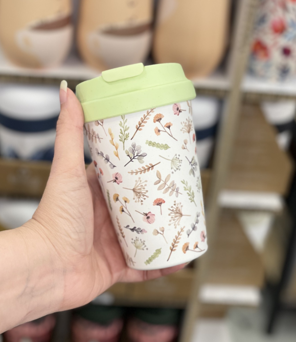 Chic Mic travel cup - watercolor flowers