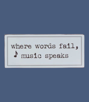 sign - where words fail