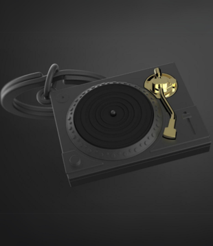 keyring - record player