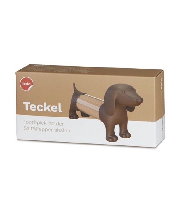 Balvi toothpick holder / S&P shaker - teckel