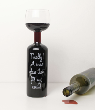 wine glass - wine bottle glass