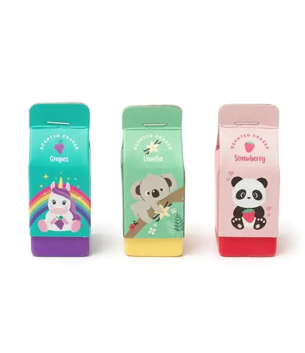 Legami set of 3 scented erasers - yummy yummy