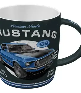 Mok - ford mustang blauw