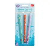 erasable pen set - under the sea