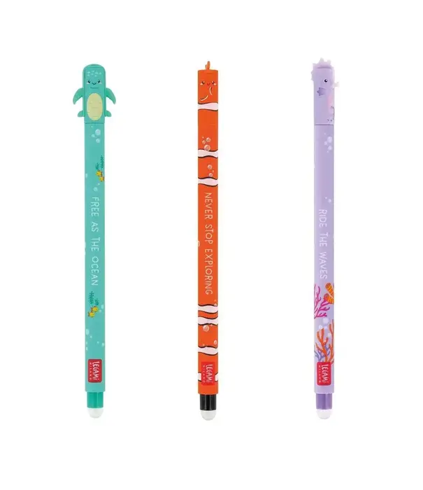 Legami erasable pen set - under the sea