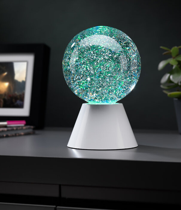 the source Light - spinning glitter ball