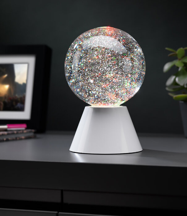 the source Light - spinning glitter ball