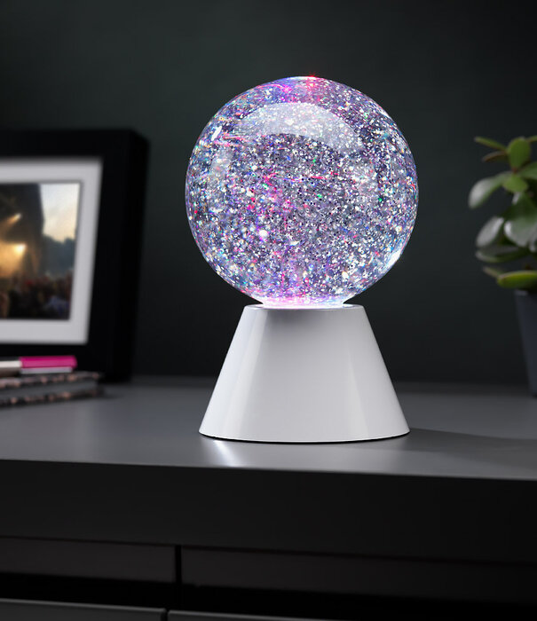 the source Light - spinning glitter ball