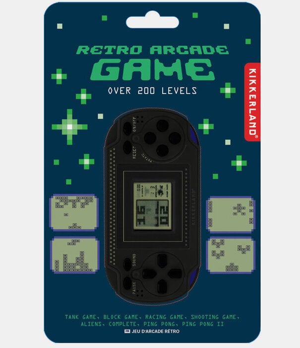 Kikkerland game - retro arcade (black)