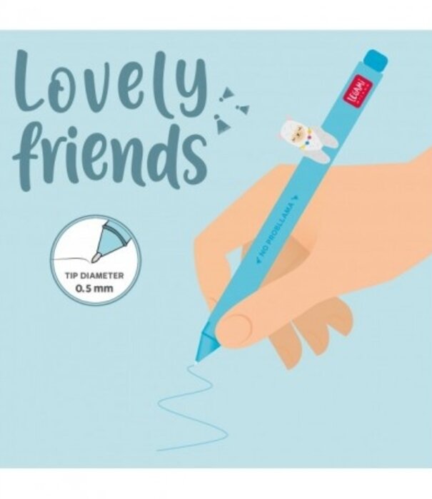 Legami gel pen lovely friends - lama