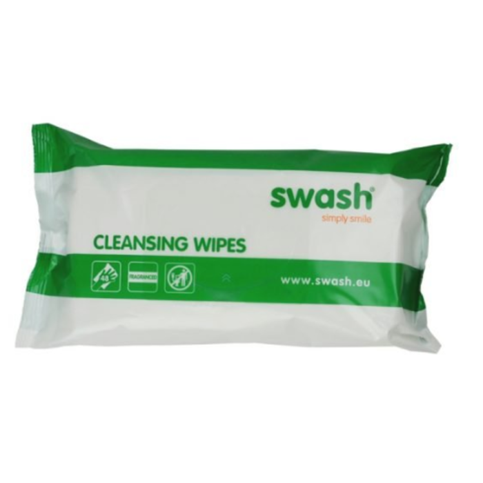 Arion Swash cleansing wipes 20x30 cm gep. 48st. - ZorgComfort De Kempen