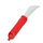 Aangepast bestek mes rood