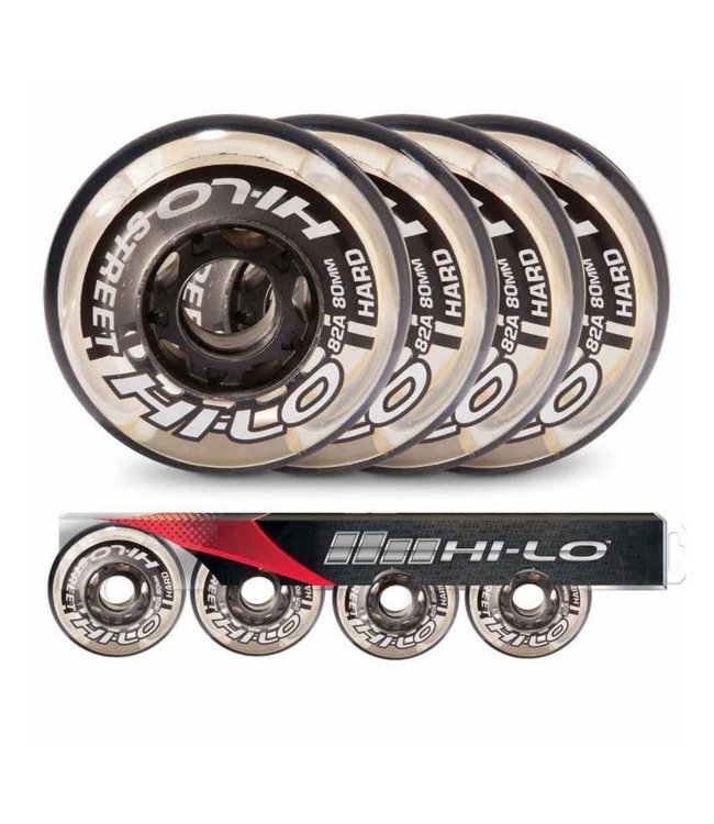 Bauer HI-LO Street Wheels - 4-pack