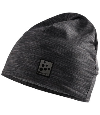 Craft Craft Microfleece Ponytail Hat Black Melange