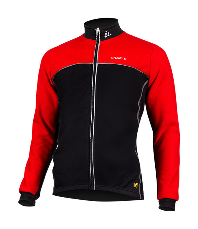 Craft Craft Windstopper Thermo Jacket Black/Red