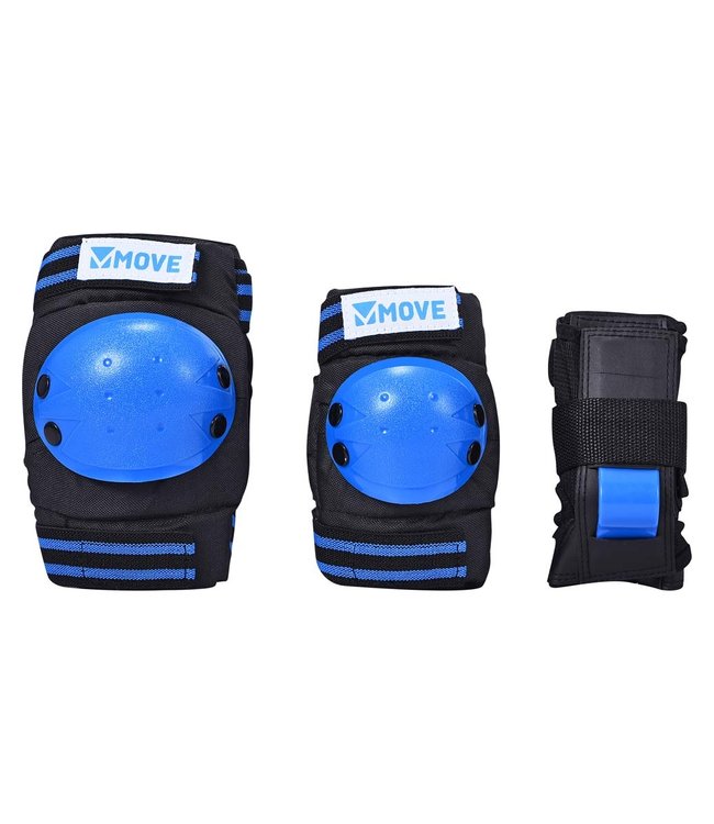 Move 3-Pack Basic Kids Protectieset Blue
